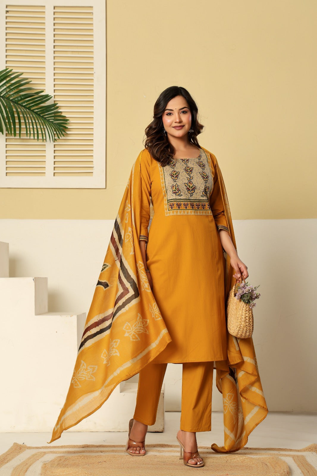 New Superb Catalog Launch Premium Dhabu Cotton Kurti Set