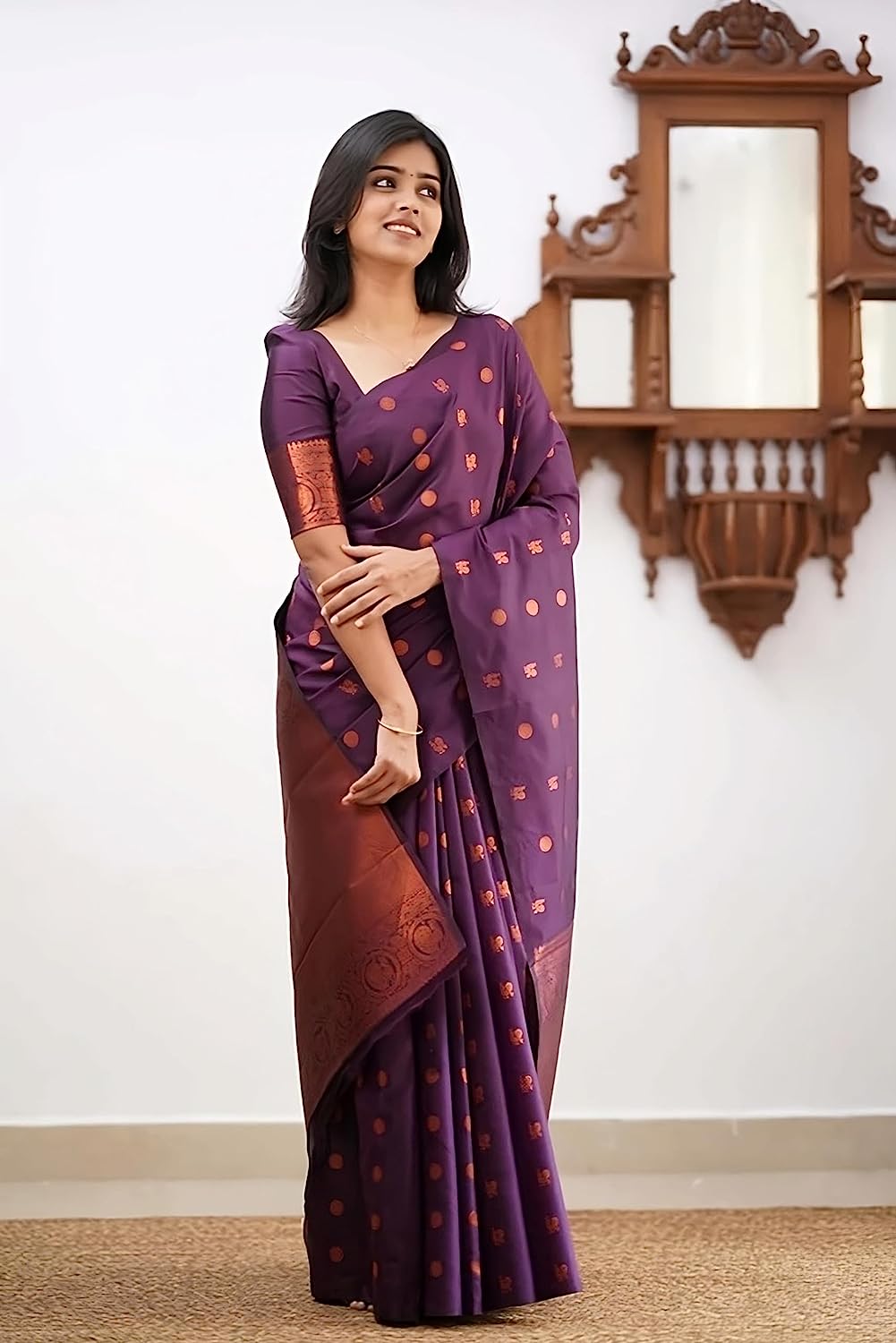 Banarasi Soft Silk Saree with Elegant Zari Work