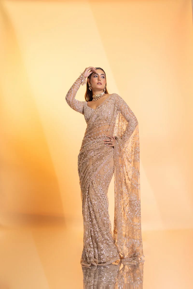 Bollywood Blockbuster Sequins Designer Saree
