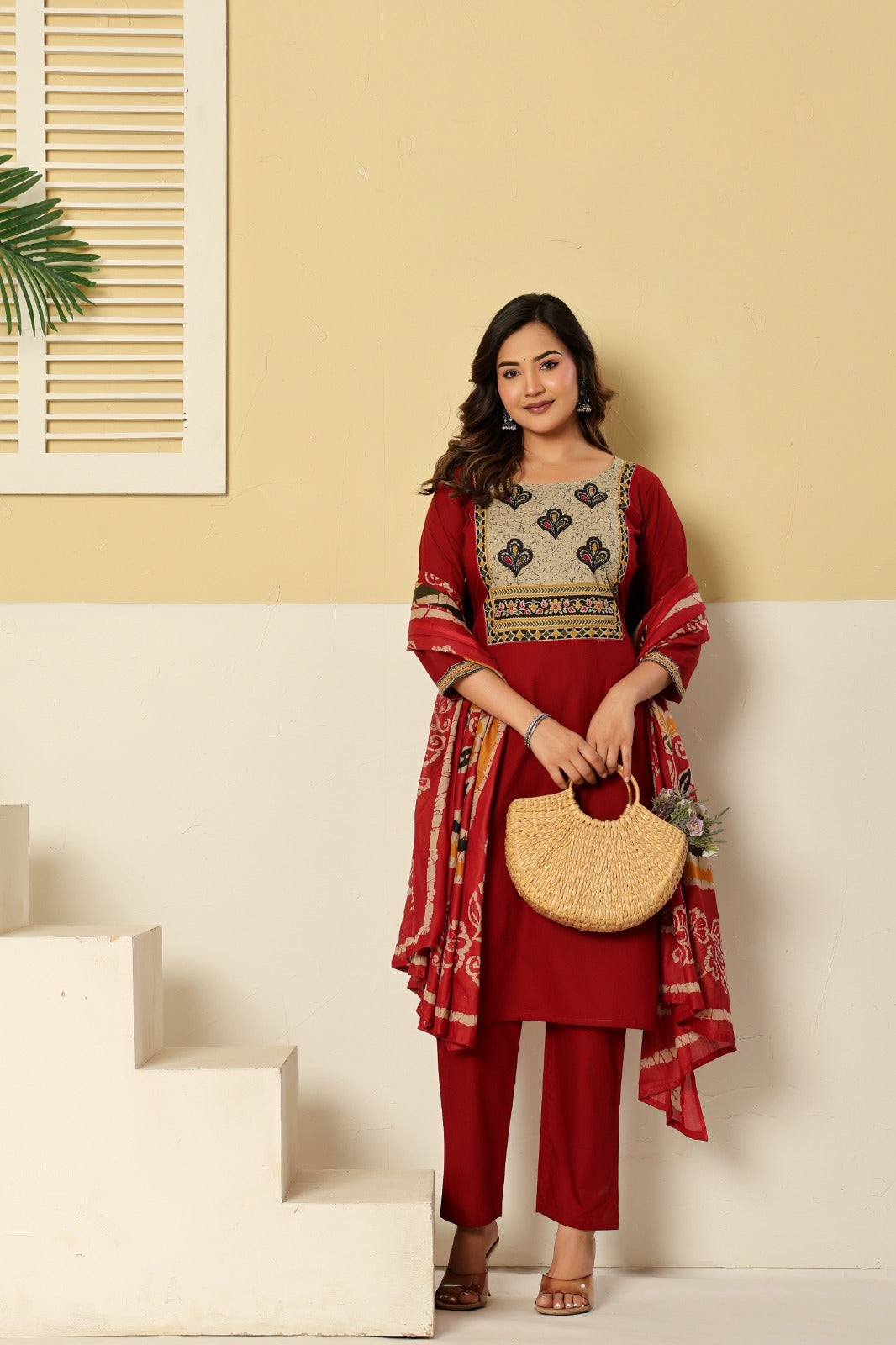 New Superb Catalog Launch Premium Dhabu Cotton Kurti Set