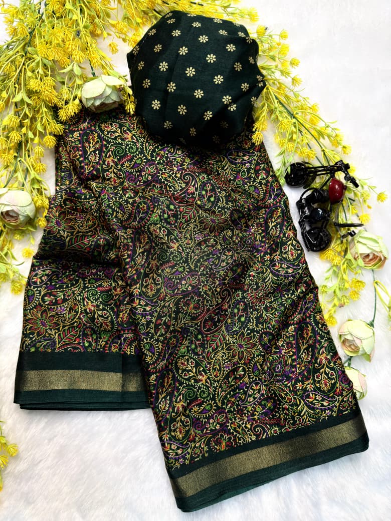 Kashmiri Cotton Silk Saree Collection