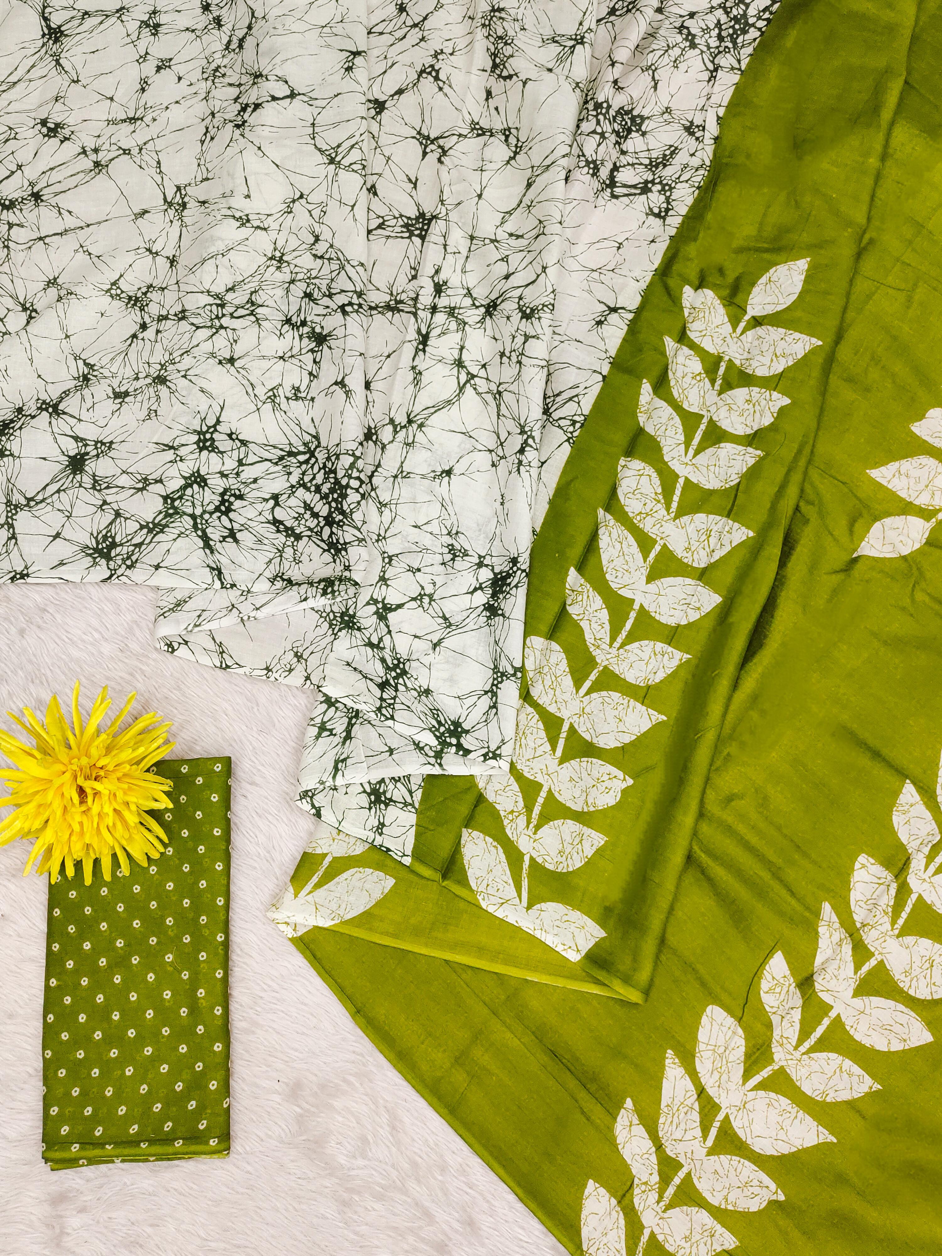 Bagru Block Print Mulmul Cotton Sarees