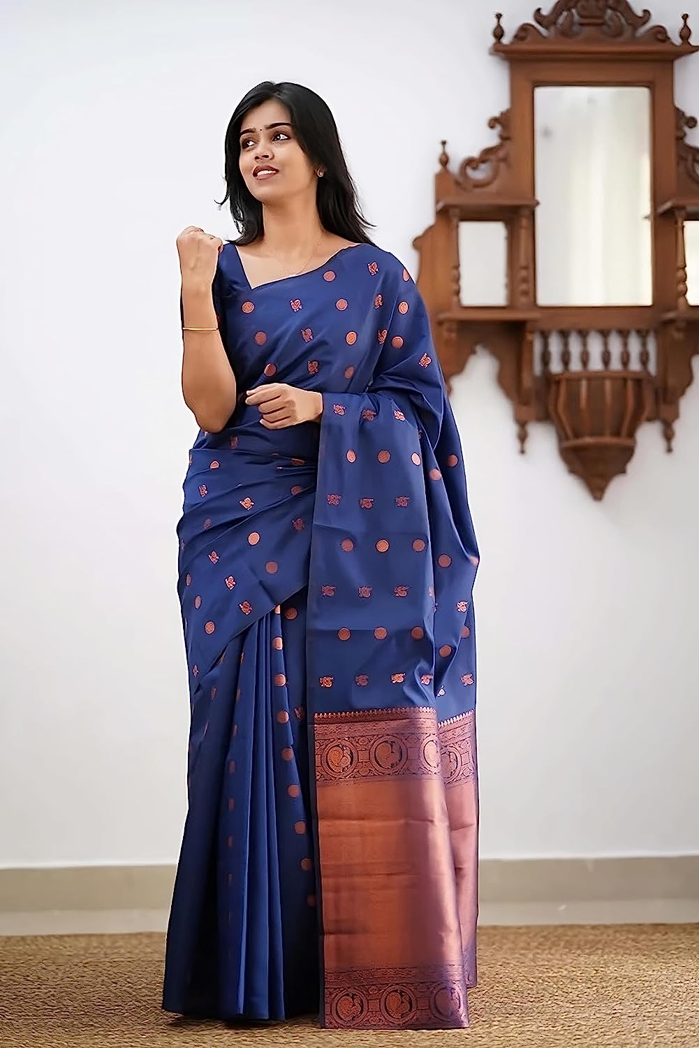 Banarasi Soft Silk Saree with Elegant Zari Work