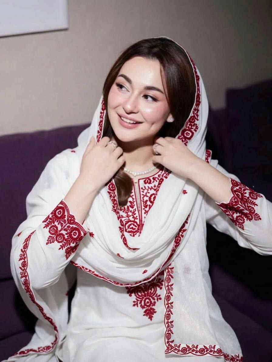 Rayon Cotton Embroidered Kurti with Farshi Pant & GMY Silk Dupatta Set