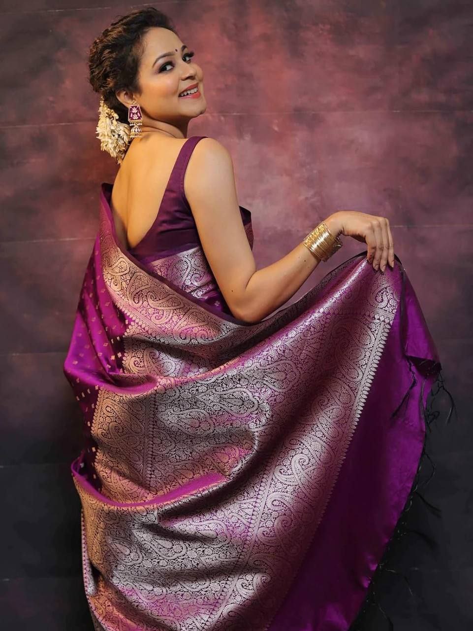 Premium Soft Lichi Silk Saree