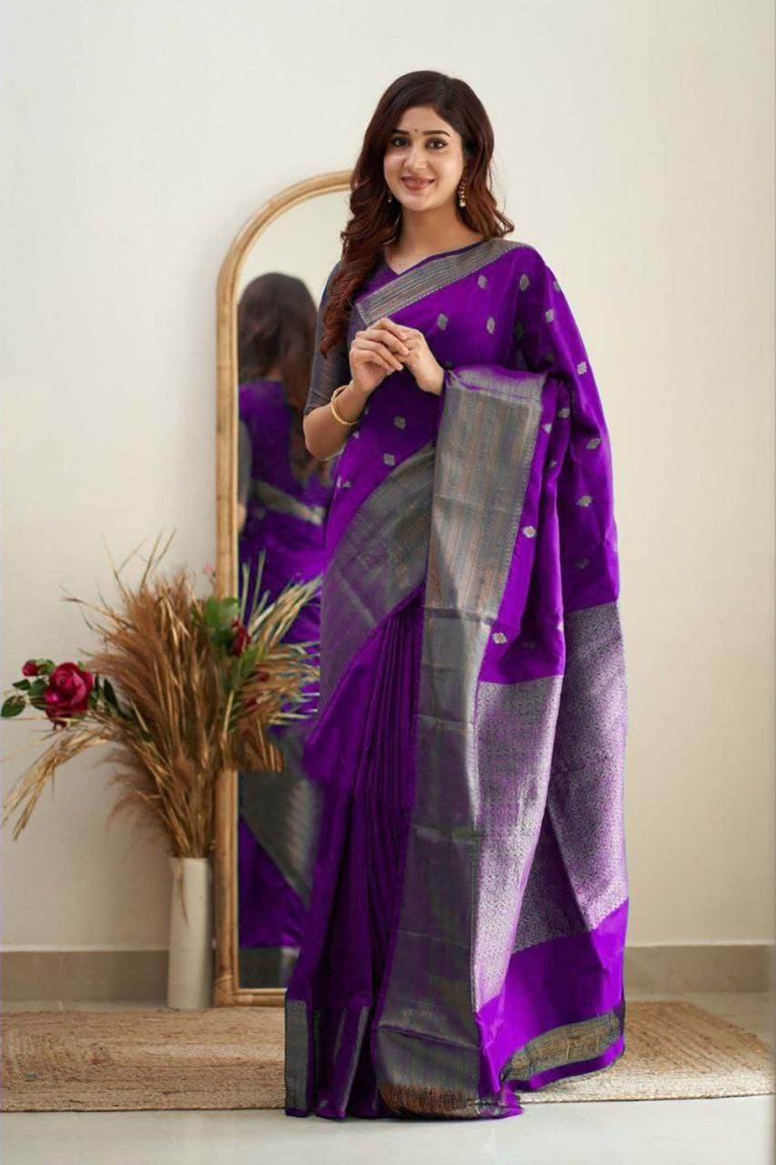 Banarasi Soft Lichi Silk Saree