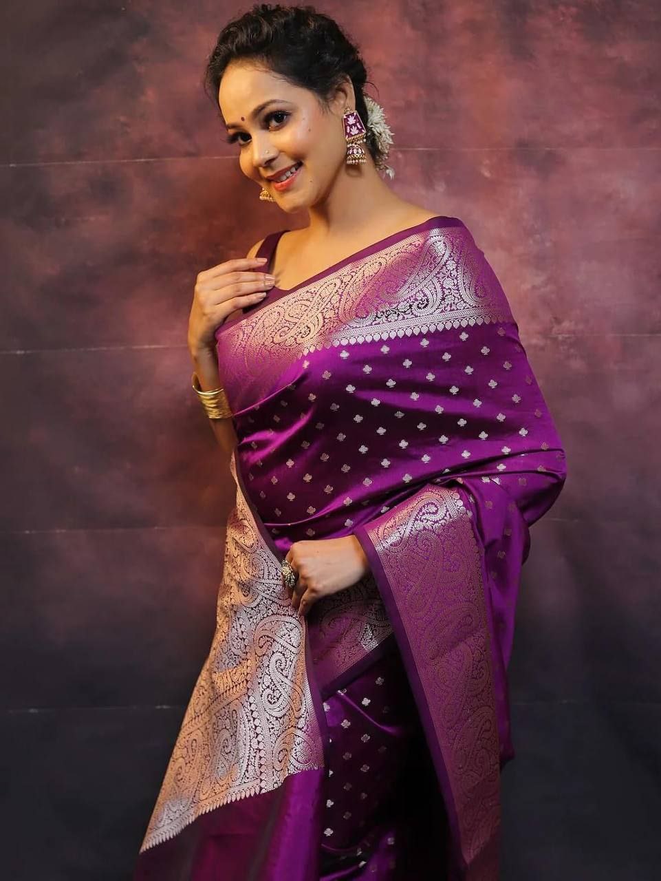 Premium Soft Lichi Silk Saree