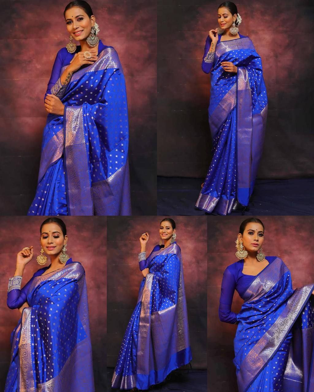 Premium Soft Lichi Silk Saree
