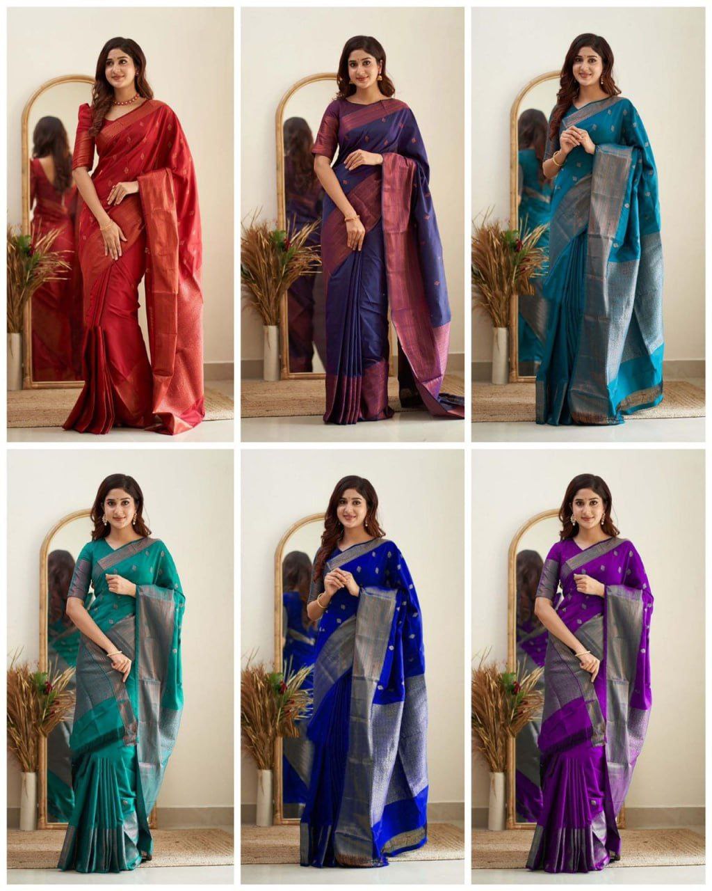 Banarasi Soft Lichi Silk Saree