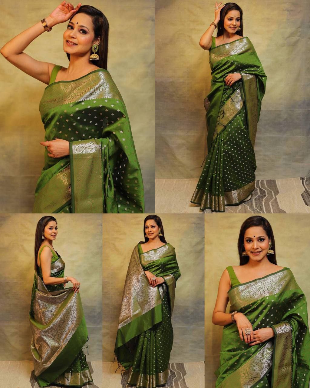 Premium Soft Lichi Silk Saree