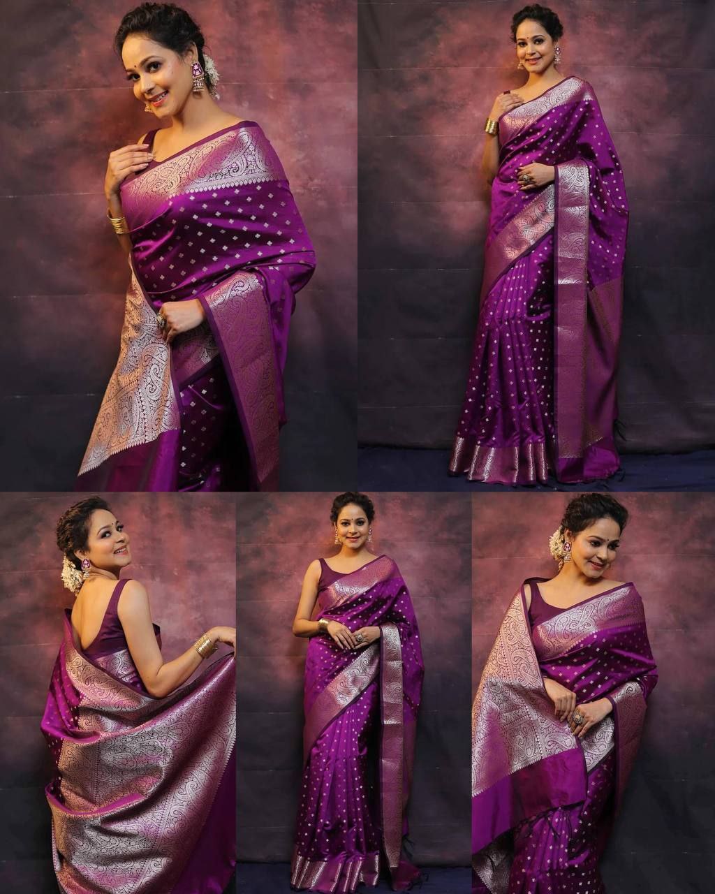 Premium Soft Lichi Silk Saree