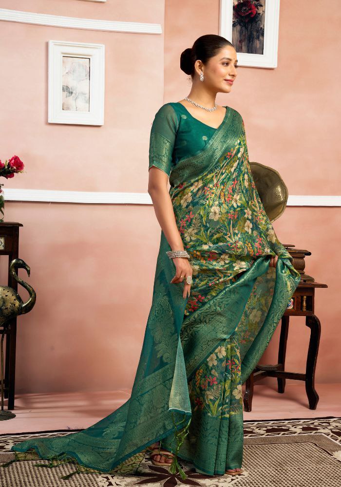 Soft Lichi Silk Saree  Timeless Elegance & Premium Finish ✨