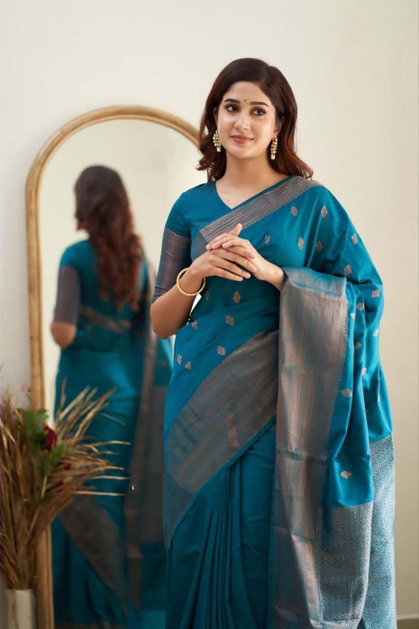 Banarasi Soft Lichi Silk Saree