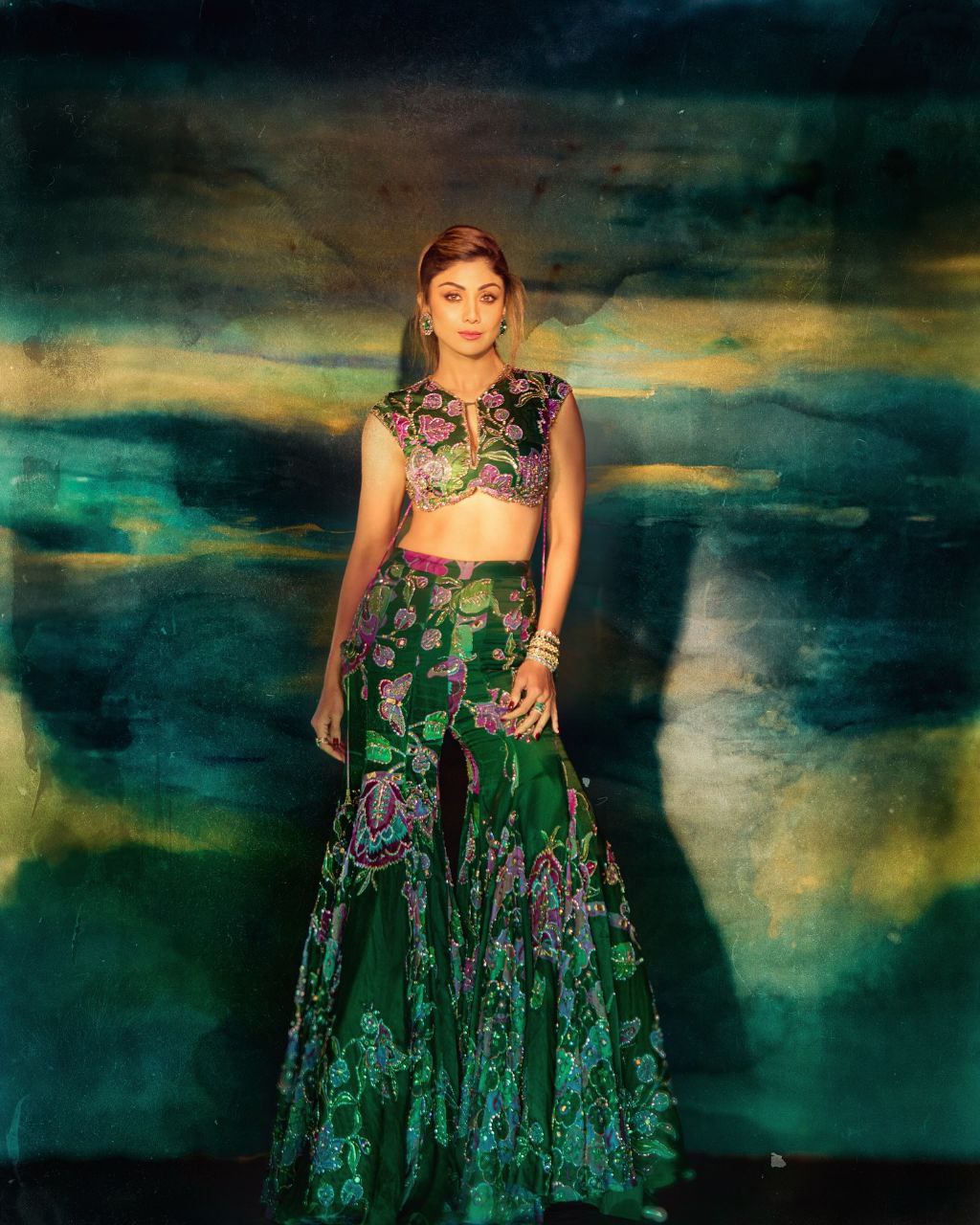 Premium Taby Silk Palazzo Set – Elegant Party Wear