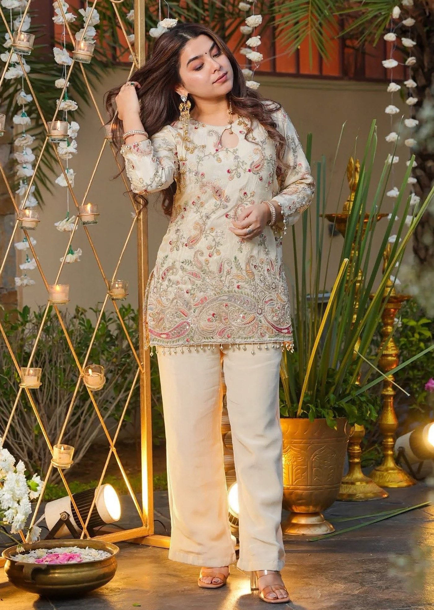 Women French Crepe Co-Ord Set