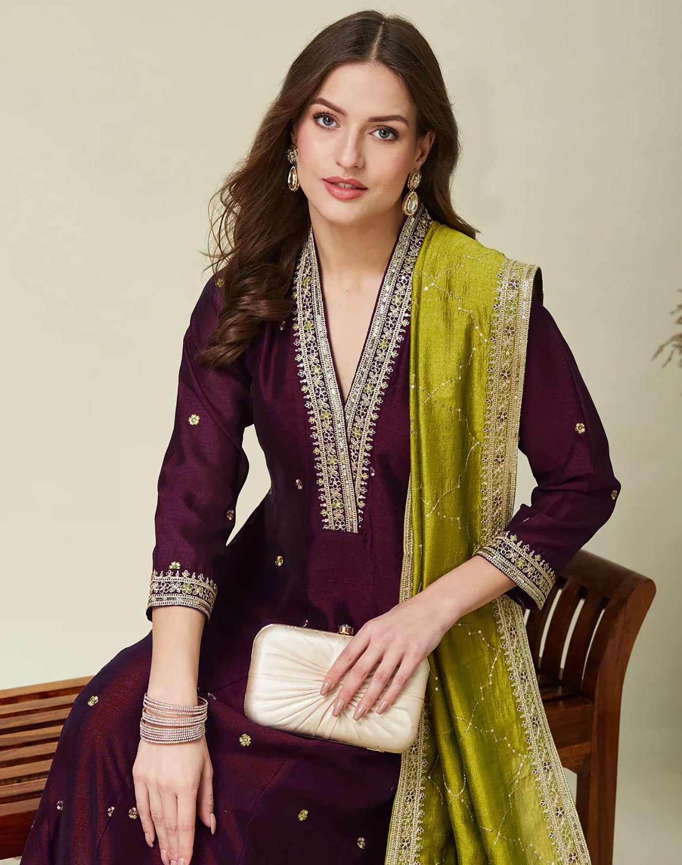 Designer Anarkali Gown with Dupatta