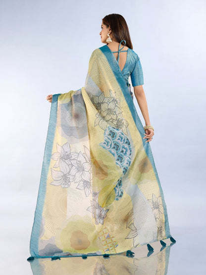 Floral & Abstract Erode Anmol Silk Saree