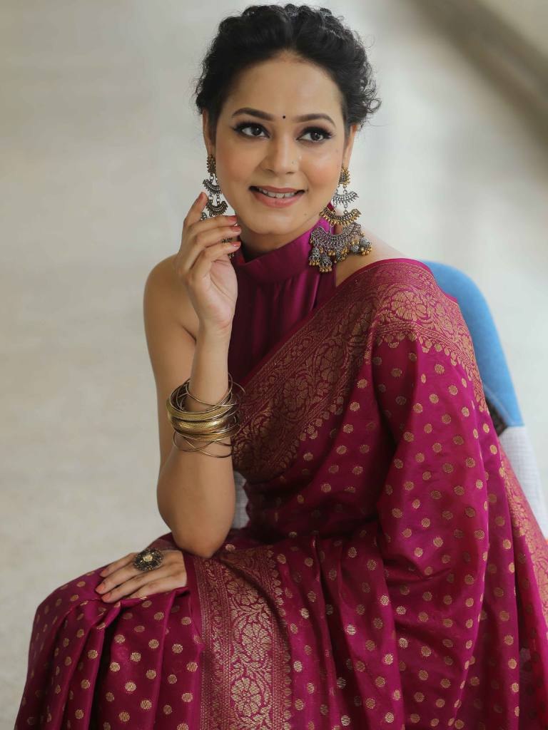 Lotusvastra Banarasi Soft Silk Saree with Rich Zari & Jacquard Work