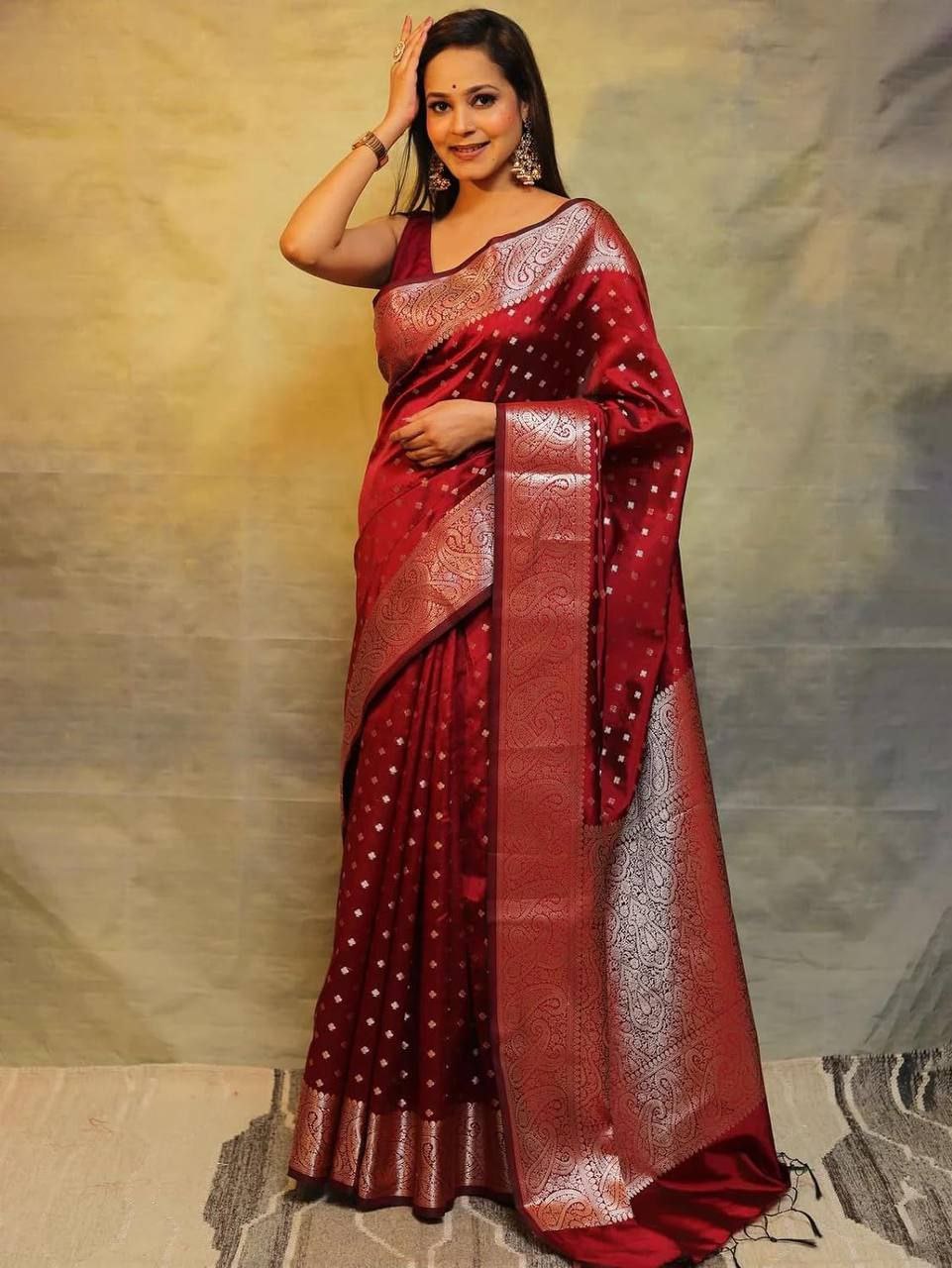 Premium Soft Lichi Silk Saree