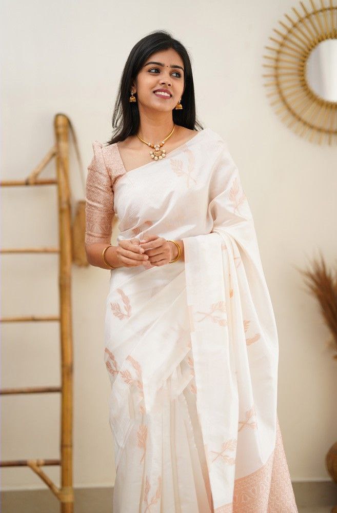 Premium Banarasi Soft Silk Saree with Rich Zari & Jacquard Weave