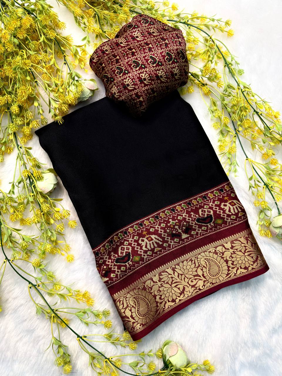 Premium Marshmellow Silk Saree – Soft & Elegant Collection