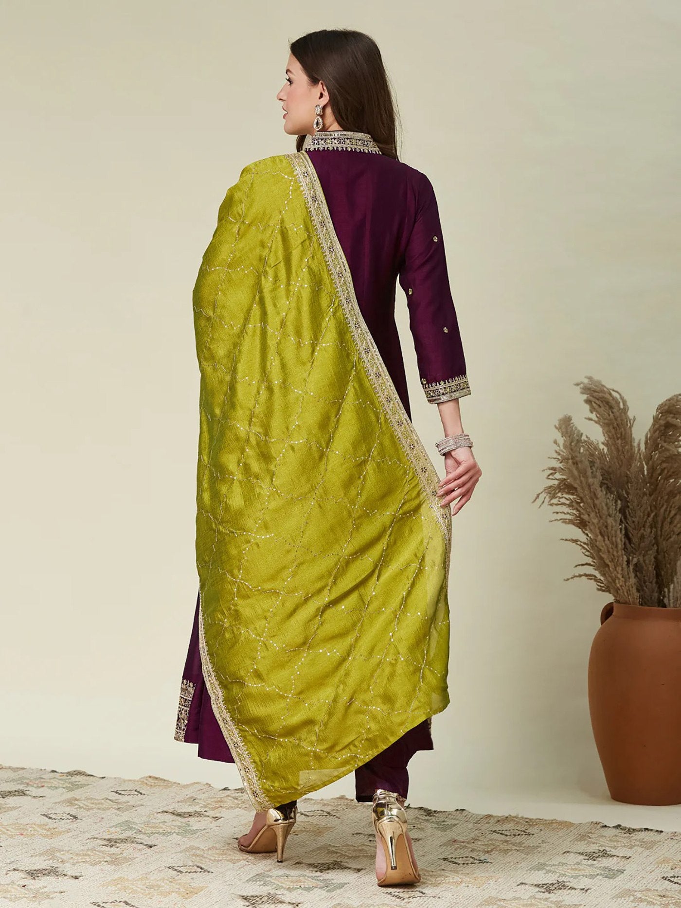 Designer Anarkali Gown with Dupatta