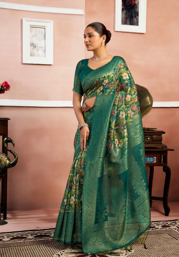 Soft Lichi Silk Saree  Timeless Elegance & Premium Finish ✨