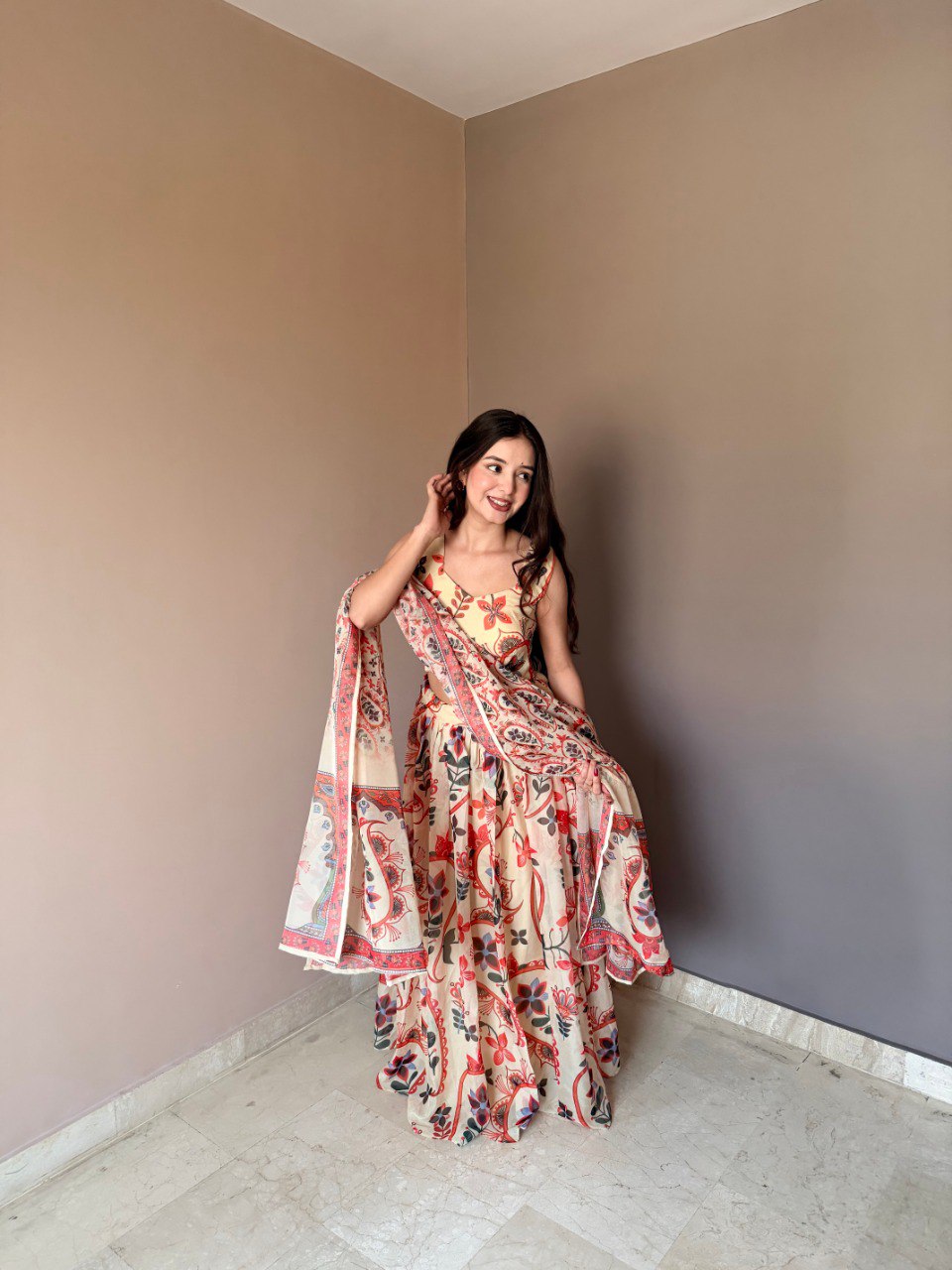 Floral Handwork Lehenga Set  Grace in Every Detail