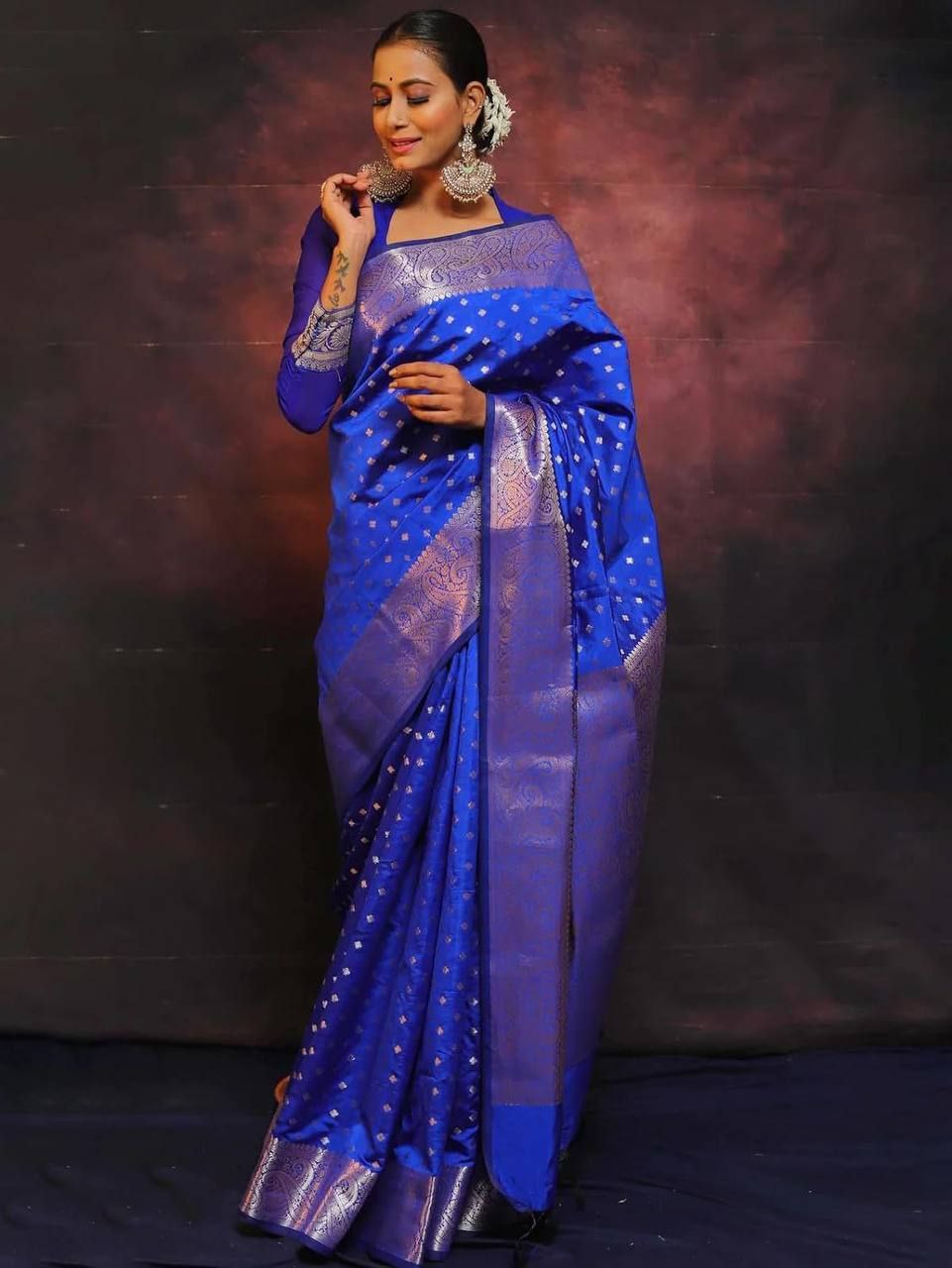 Premium Soft Lichi Silk Saree