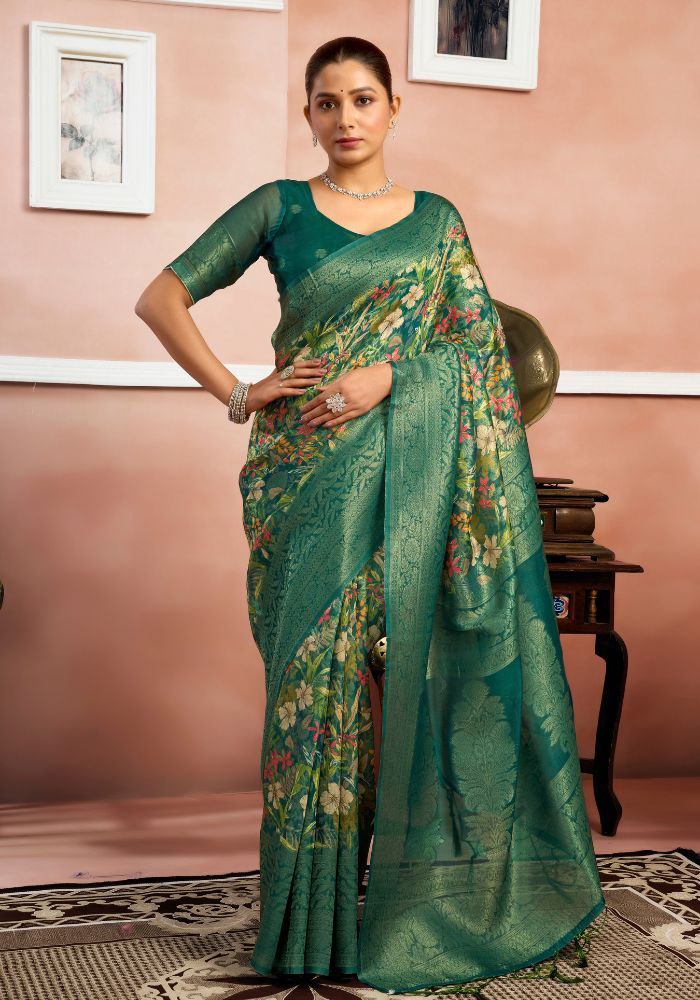 Soft Lichi Silk Saree  Timeless Elegance & Premium Finish ✨