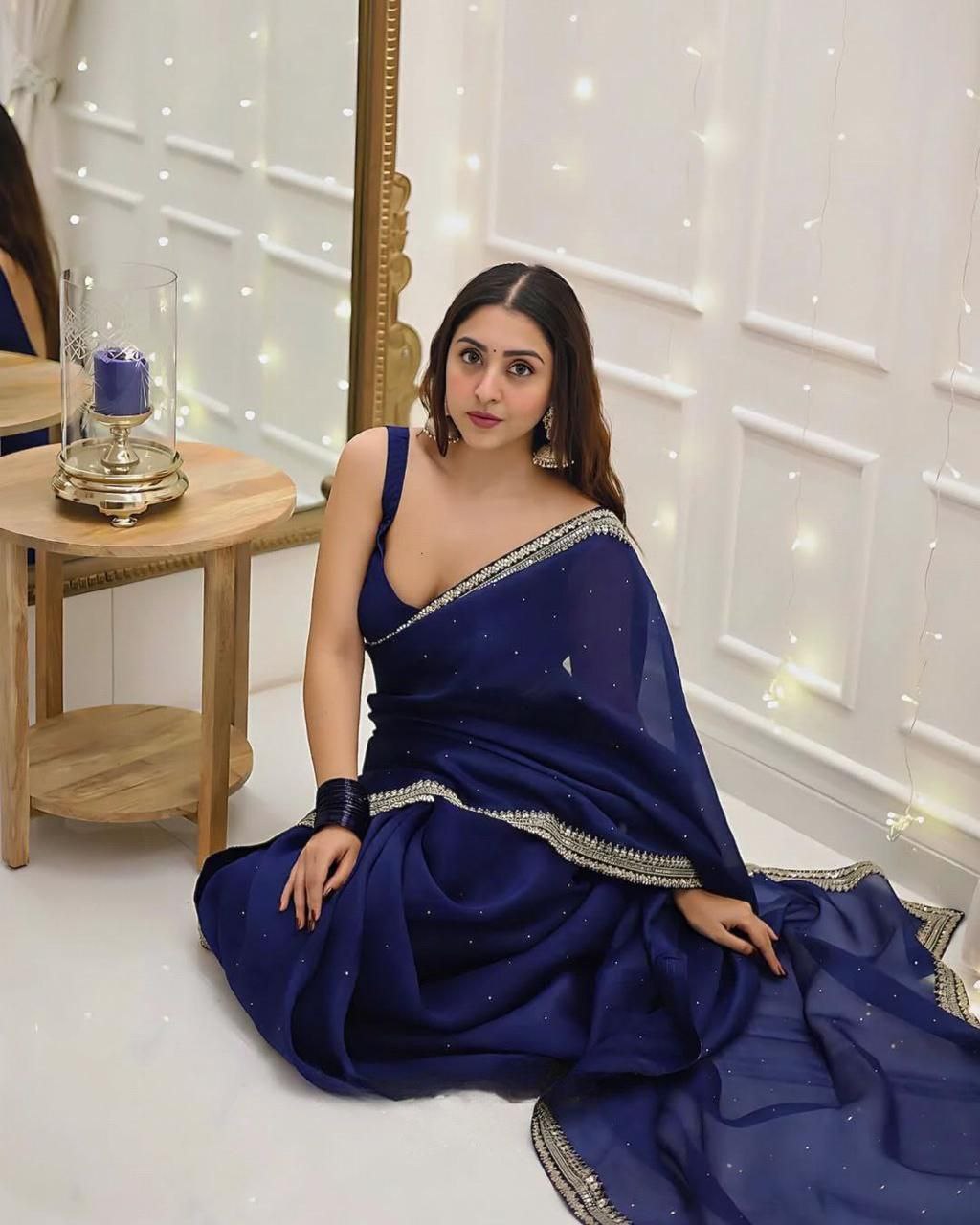 Heavy Designer Organza Silk Saree