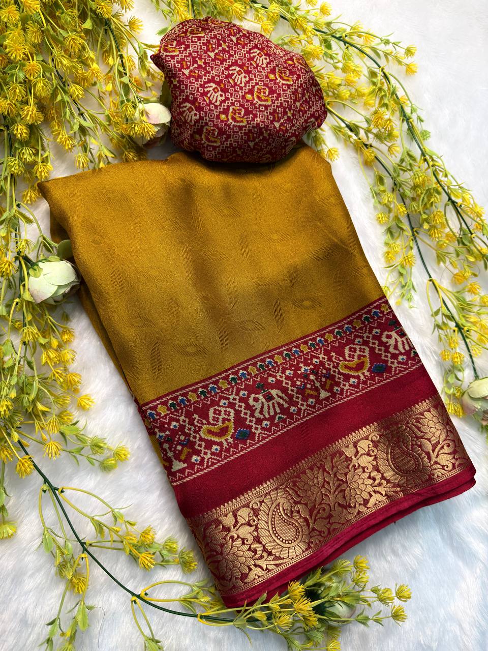 Premium Marshmellow Silk Saree – Soft & Elegant Collection