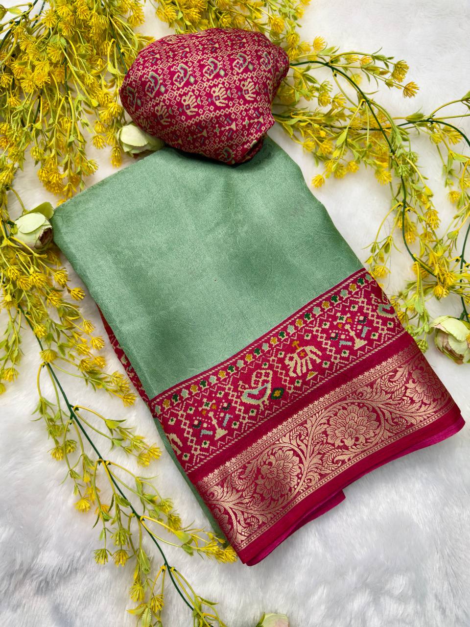 Premium Marshmellow Silk Saree – Soft & Elegant Collection