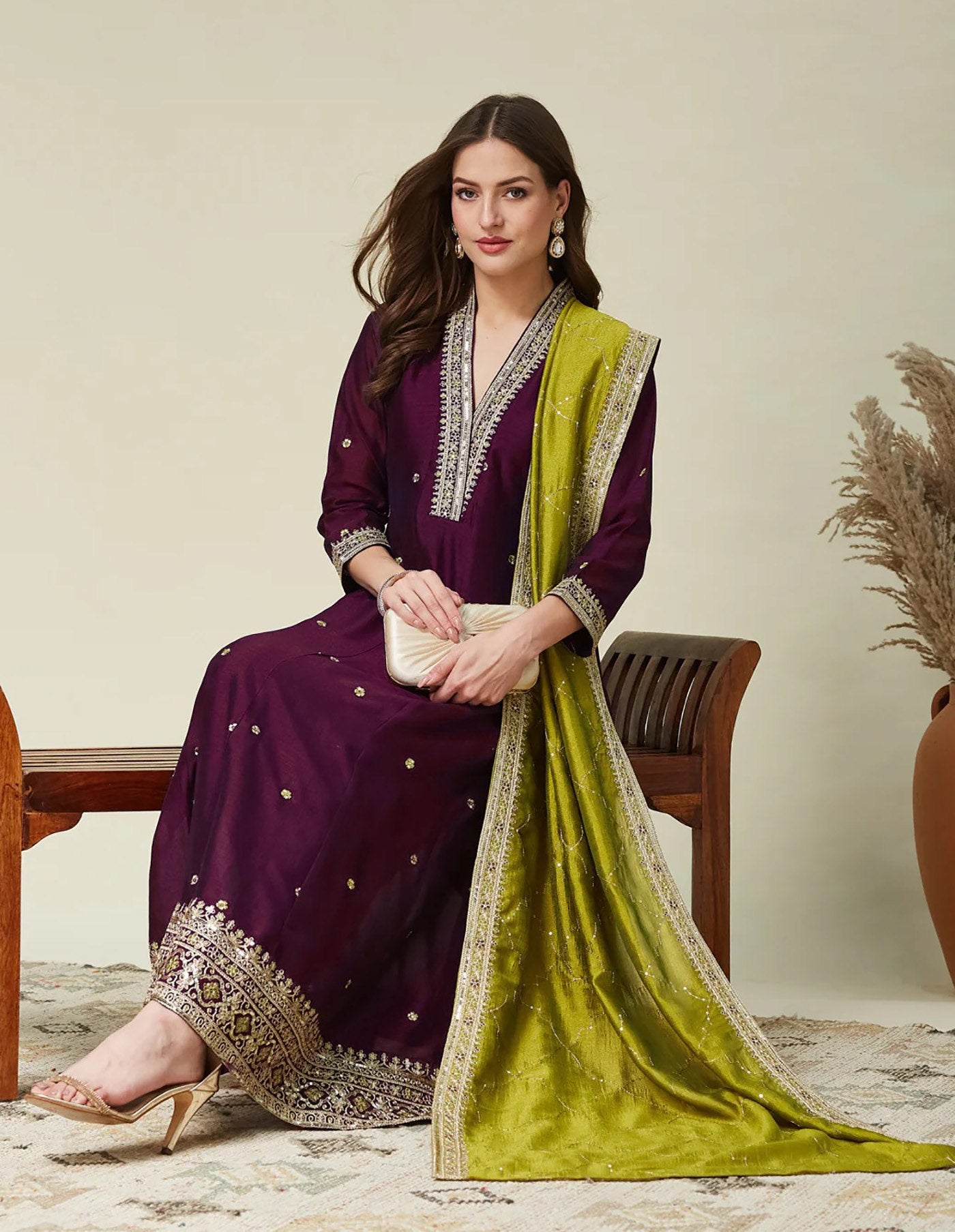 Designer Anarkali Gown with Dupatta