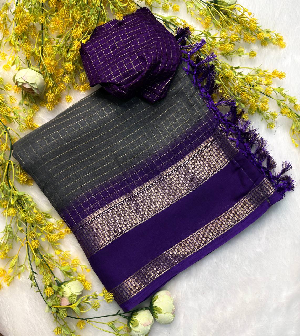 Super Premium Georgette Saree