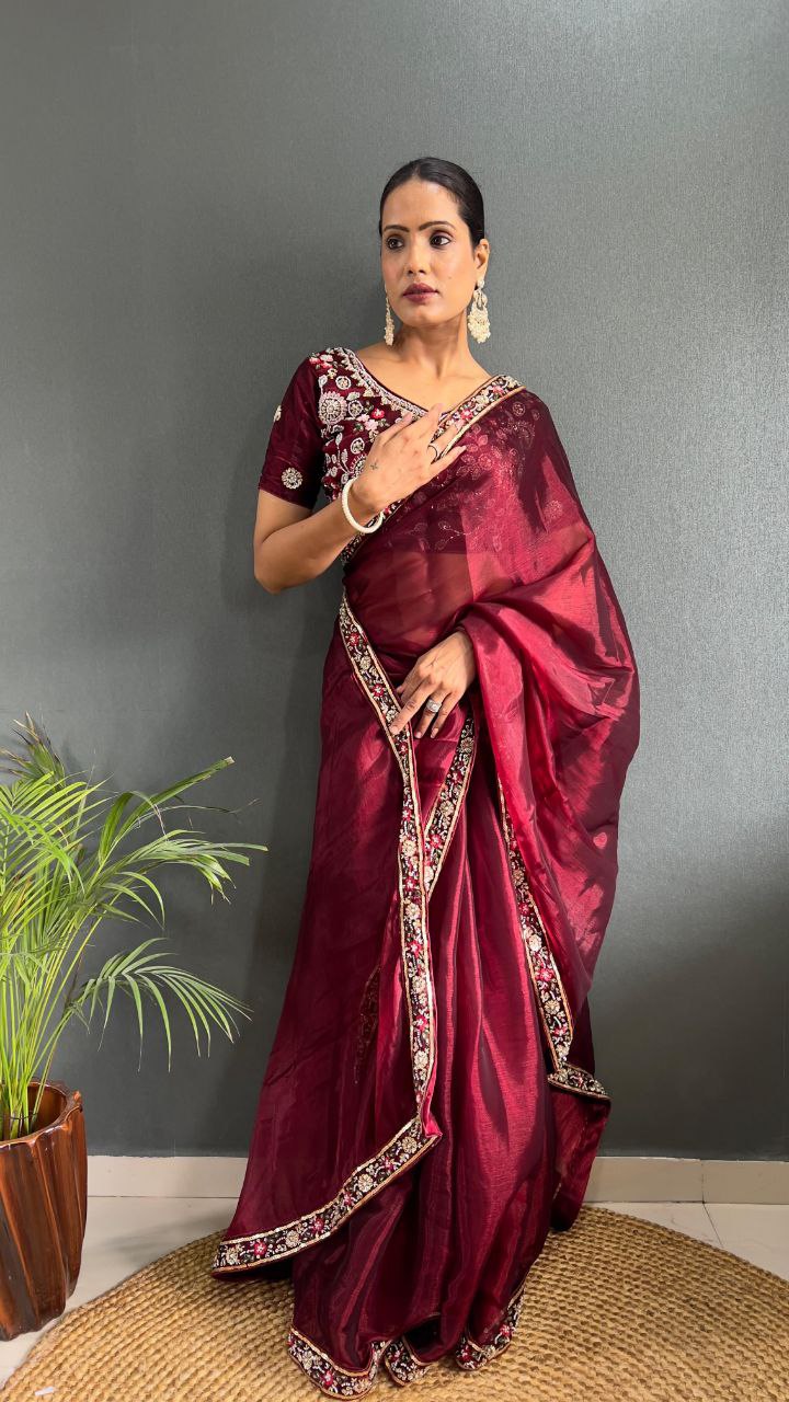 Presenting You the Most Beautiful Latest Full Handwork Saree Collection