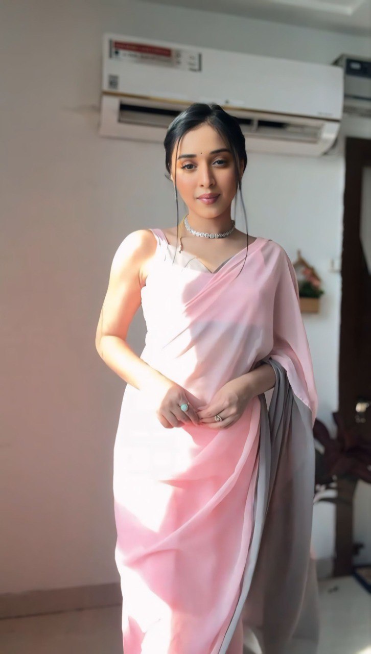 Stylish Ready-to-Wear Georgette Saree
