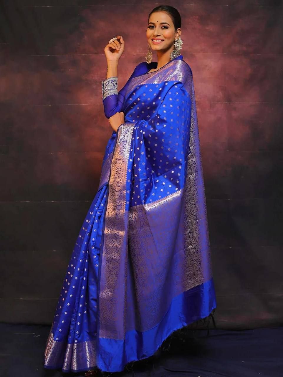 Premium Soft Lichi Silk Saree