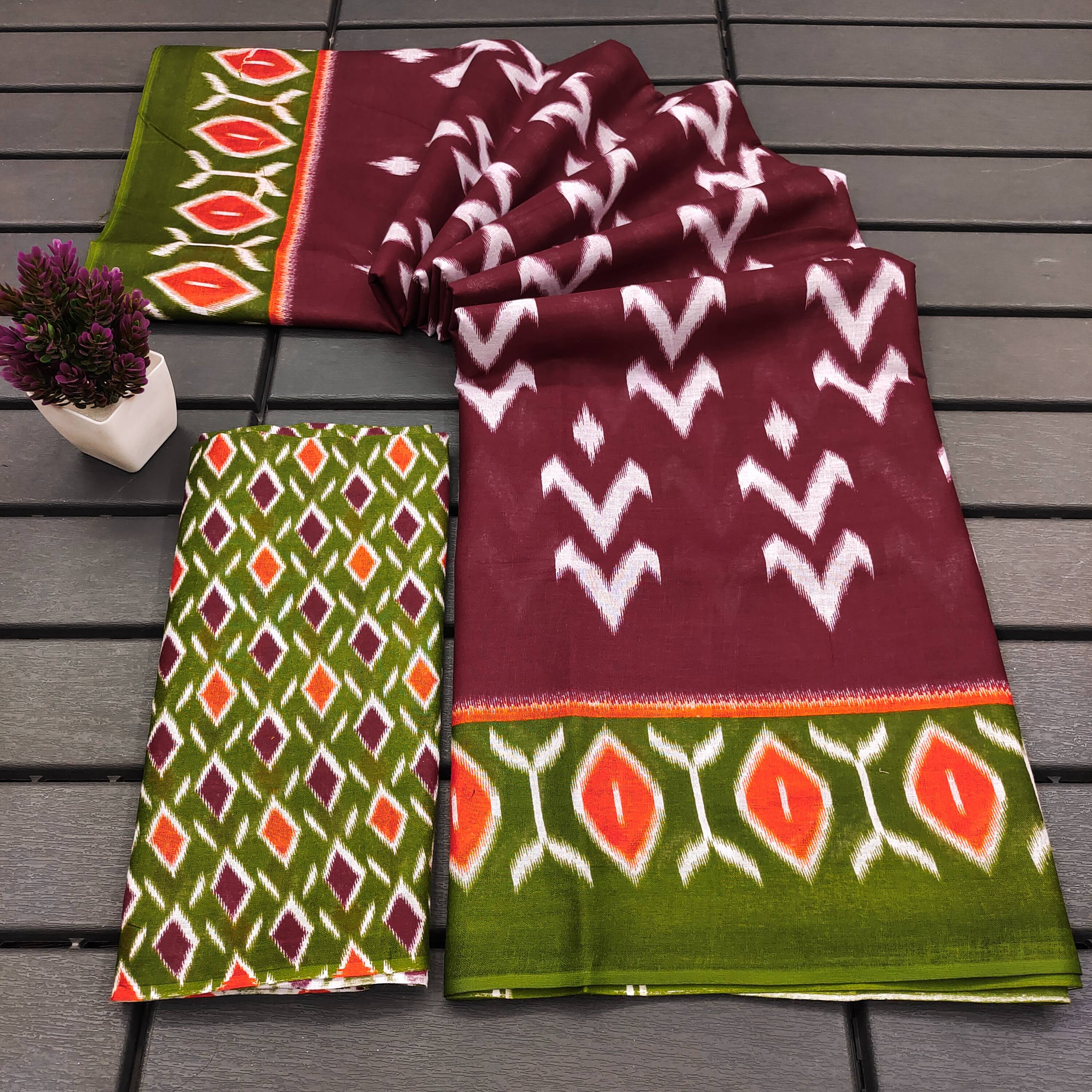 Original Mulmul Cotton Saree
