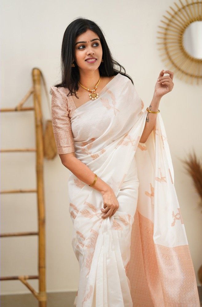 Premium Banarasi Soft Silk Saree with Rich Zari & Jacquard Weave
