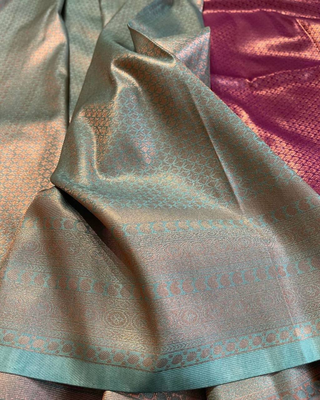 Banarasi Soft Silk Saree with Traditional Zari & Jacquard Work