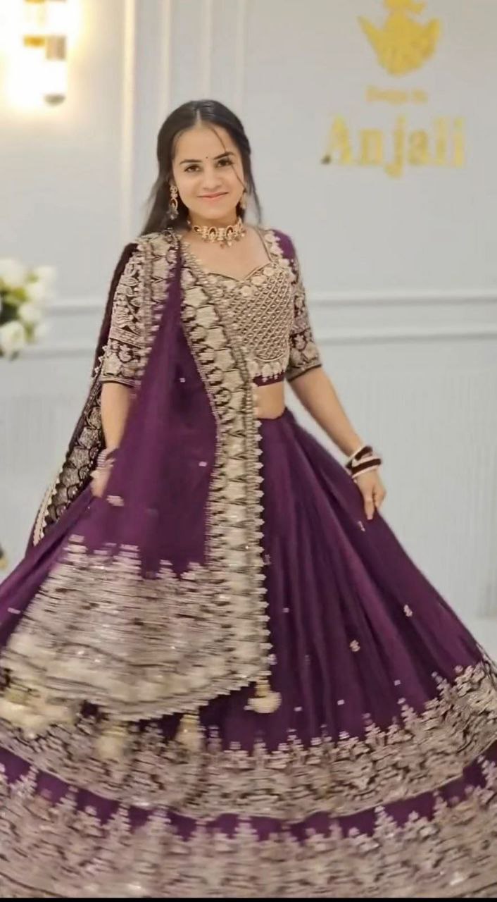 Designer Embroidered Lehenga Choli Set