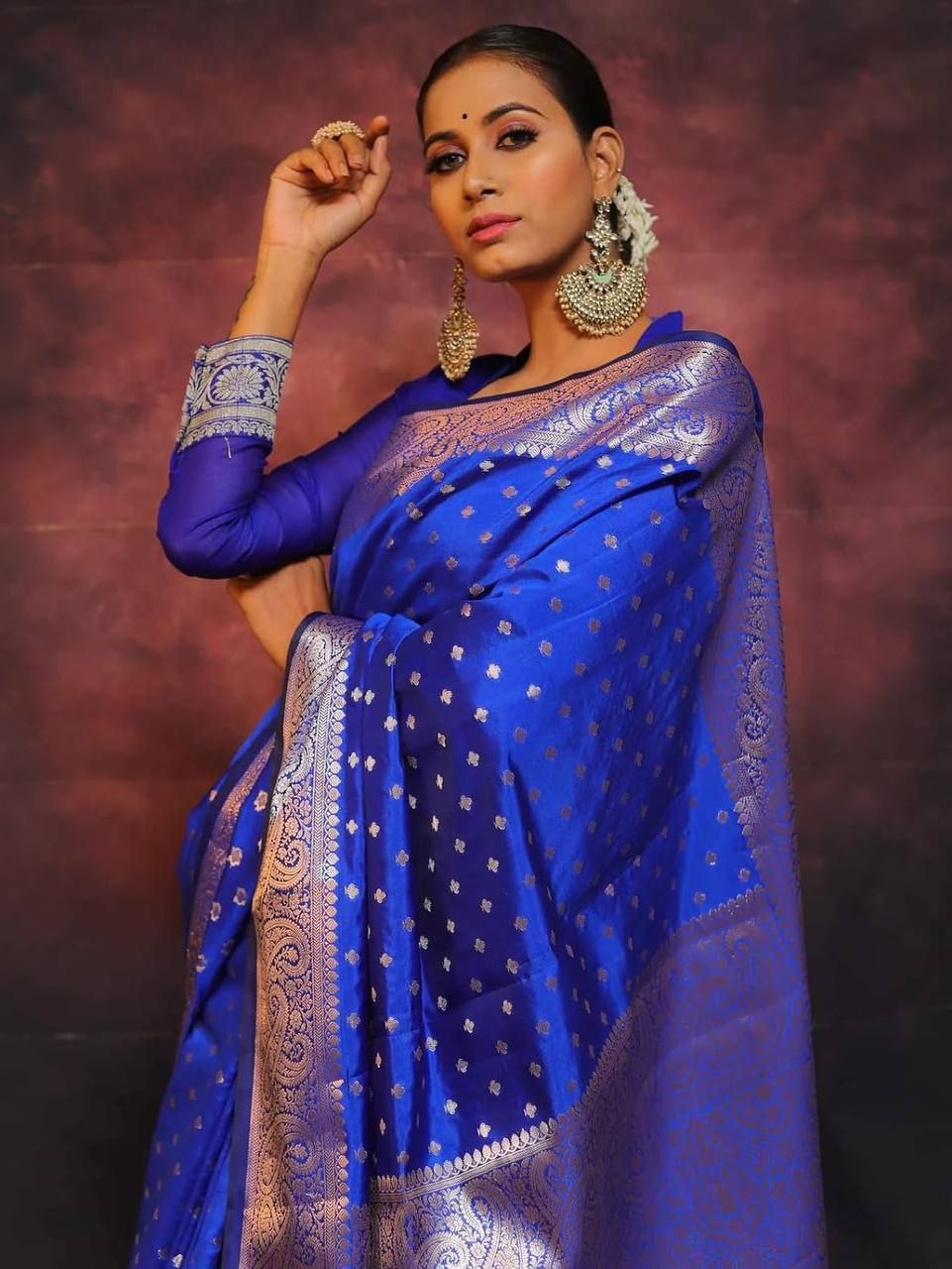 Premium Soft Lichi Silk Saree