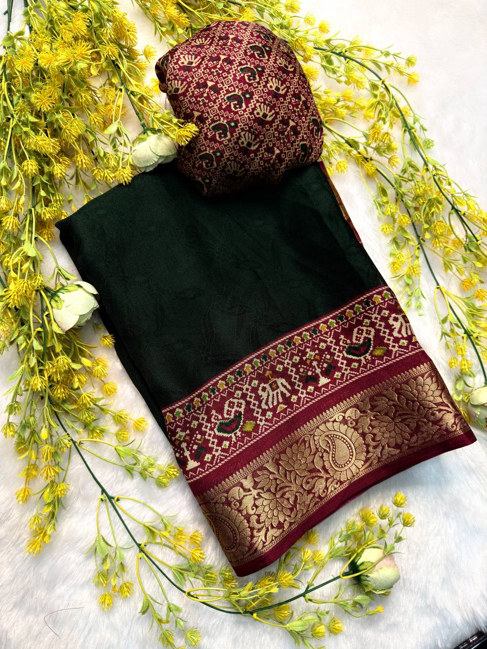 Premium Marshmellow Silk Saree – Soft & Elegant Collection