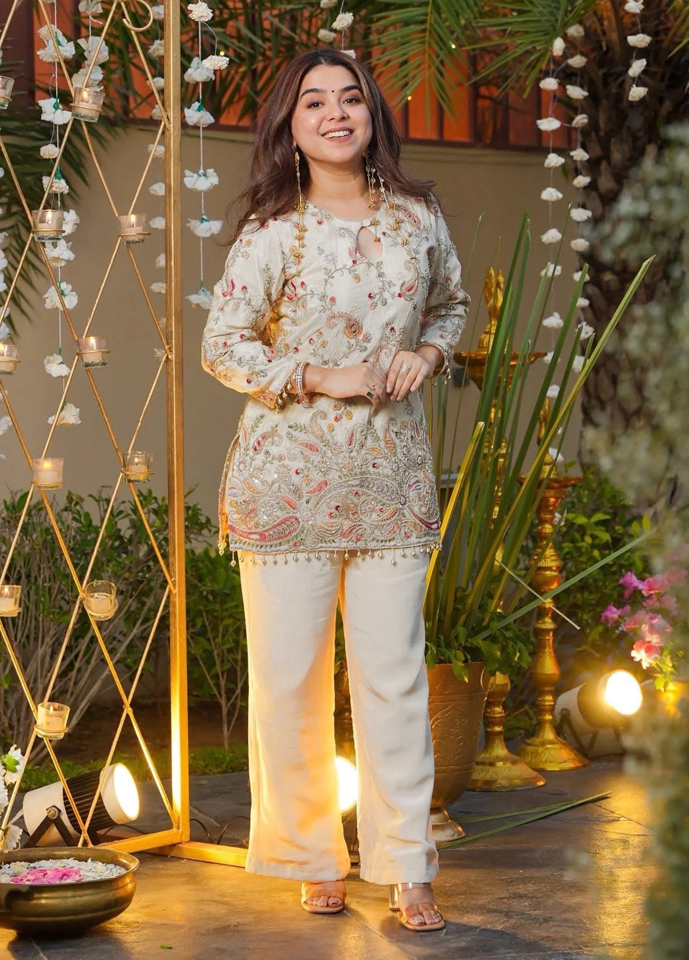 Women French Crepe Co-Ord Set