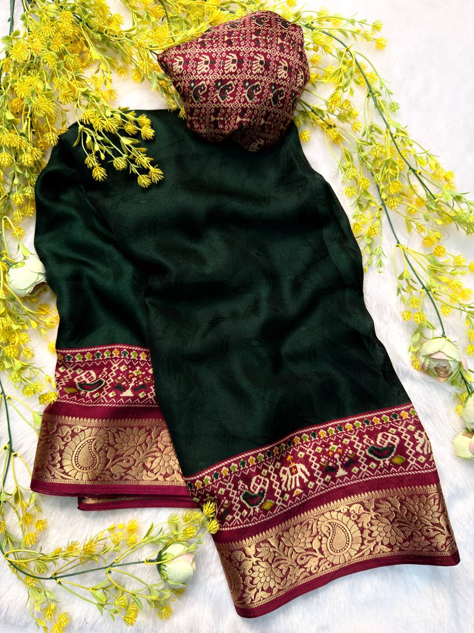 Premium Marshmellow Silk Saree – Soft & Elegant Collection