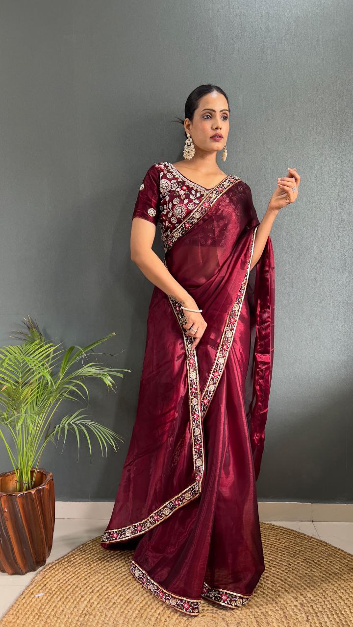 Presenting You the Most Beautiful Latest Full Handwork Saree Collection