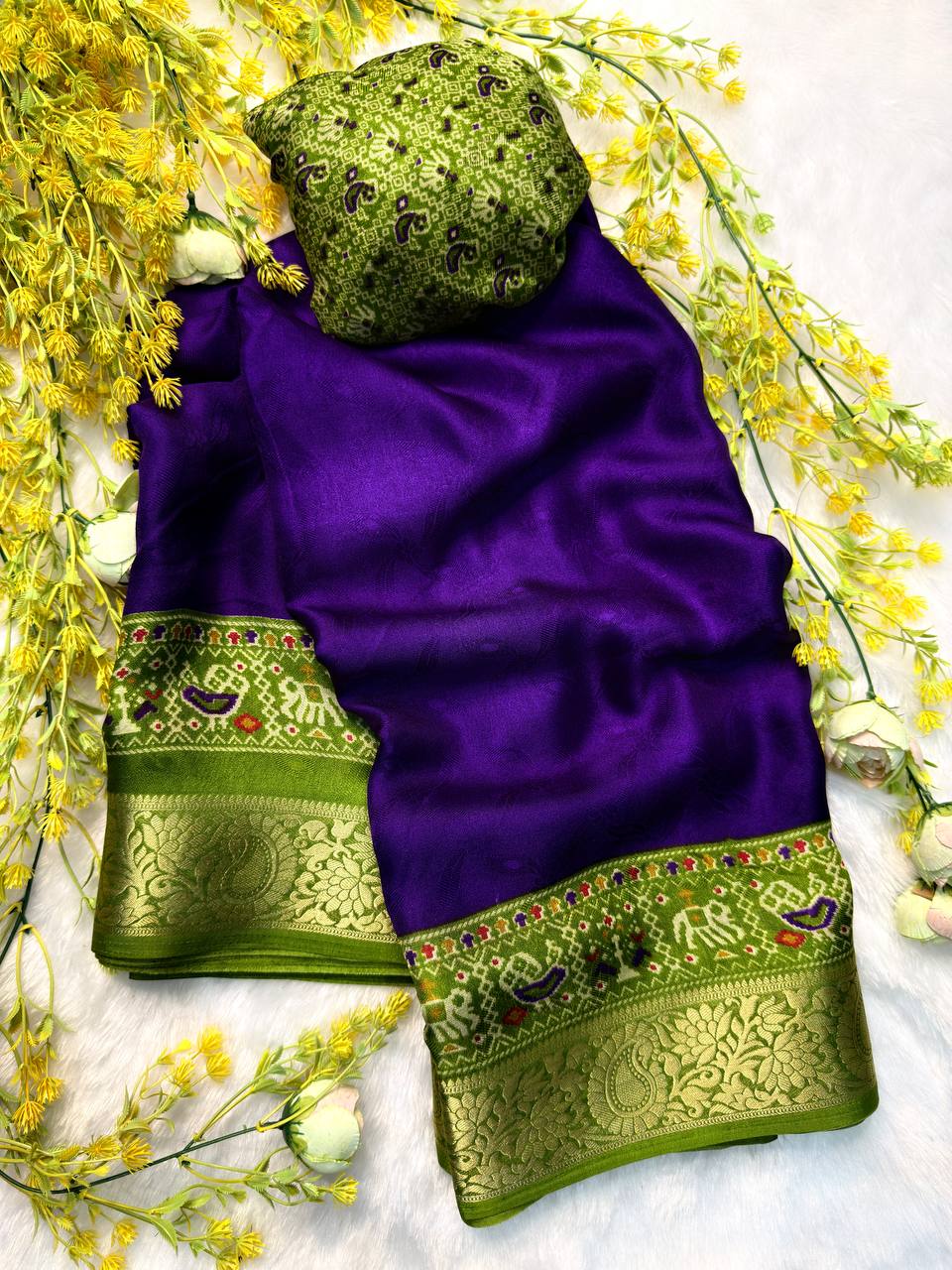 Premium Marshmellow Silk Saree – Soft & Elegant Collection