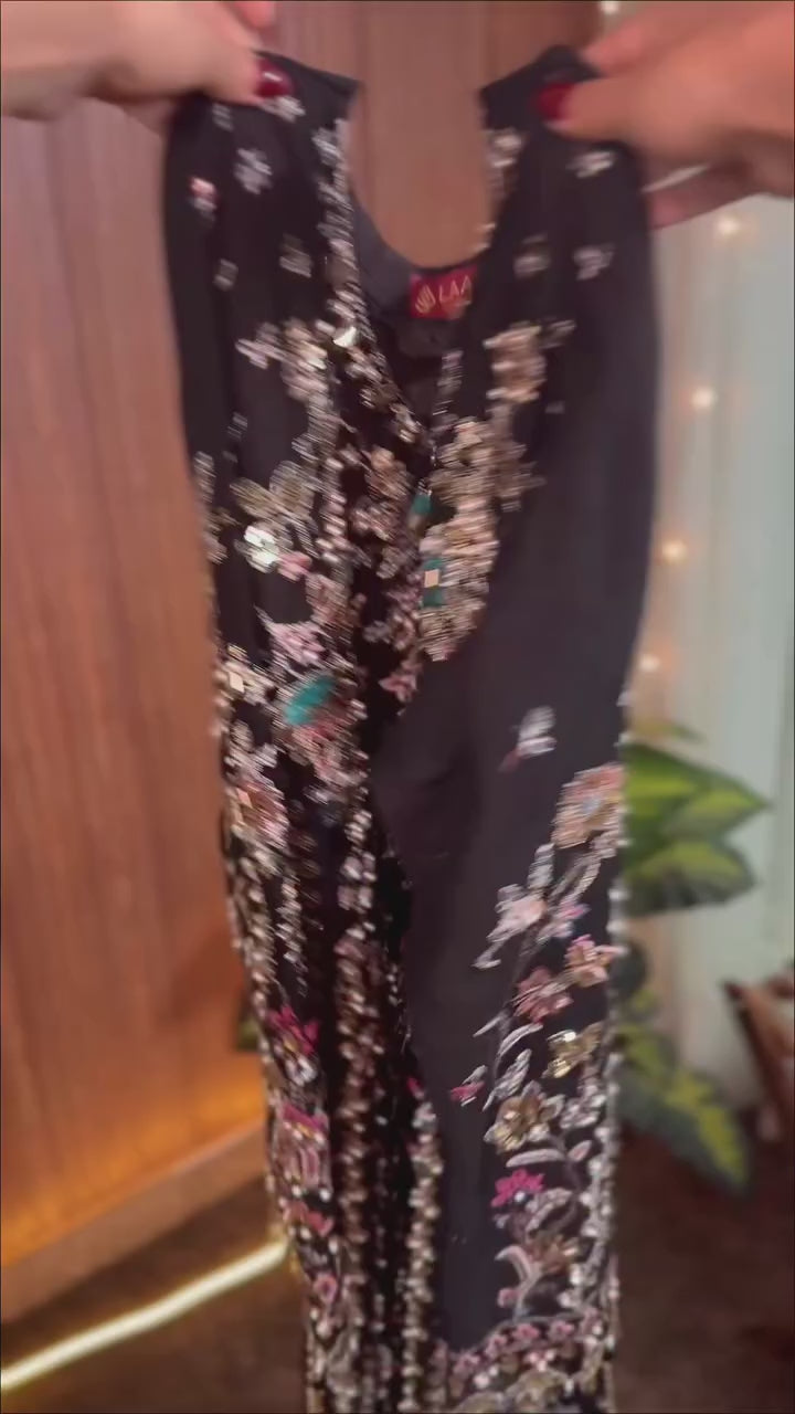 New Designer Party Wear Kurti Pant Set with Fancy Dupatta