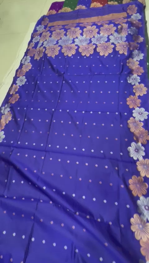 Soft Lichi Silk Saree